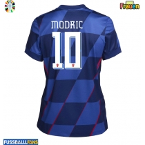 Kroatien Luka Modric #10 Auswärtstrikot Frauen EM 2024 Kurzarm